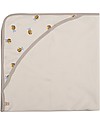 Frugi Buzzy Bee Blanket with Hood - 100% Organic Cotton Muslin Swaddle