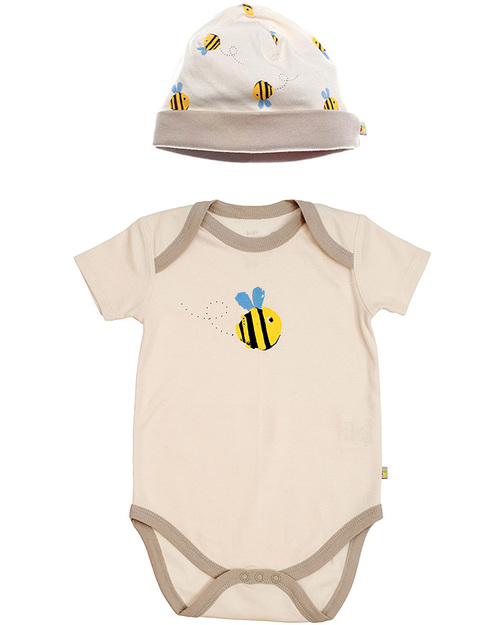 Frugi Buzzy Bee Hat - 100% organic cotton Winter Hats