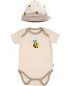 Frugi Buzzy Bee Hat - 100% organic cotton Winter Hats