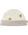 Frugi Buzzy Bee Hat, Natural - 100% organic cotton Sunhats