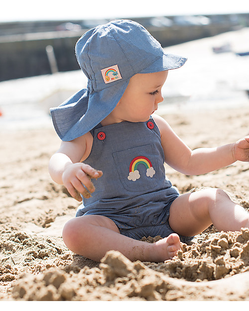 Frugi Chambray Legionnaires Hat - 100% organic cotton Sunhats