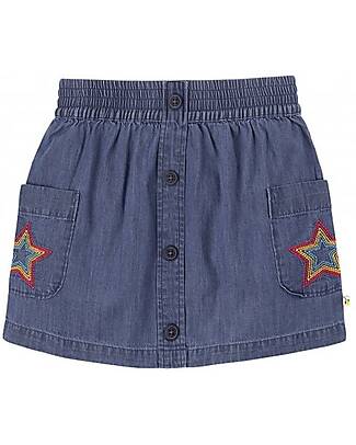 Frugi Charley Chambray Skirt - Chambray/Star Skirts