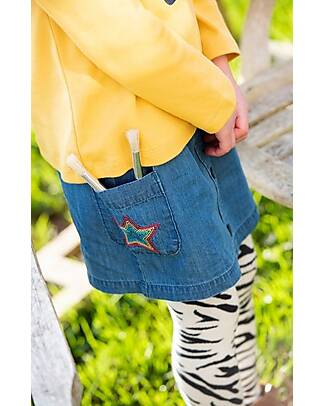Frugi Charley Chambray Skirt - Chambray/Star Skirts