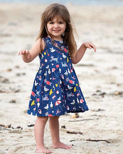 Frugi Clara Cambric Dress, Buckets and Spades - Organic Cotton Dresses_