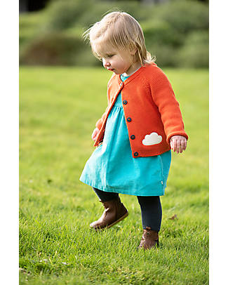 Frugi Colby Cardigan - Bonfire/Giraffe Cardigans