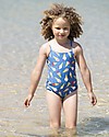Frugi Coral Swimsuit, Ice Cream Dream - UPF 50+ Swimsuits