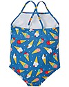 Frugi Coral Swimsuit, Ice Cream Dream - UPF 50+ Swimsuits