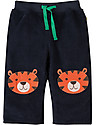 Frugi Cord Kneepatch Trousers with Applique, Navy/Tiger- 100% organic cotton Trousers
