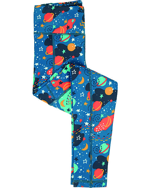 Frugi Cosmos Sports Leggings for Kids - Interstellar - Recycled Material Leggings