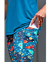 Frugi Cosmos Sports Leggings - Interstellar - Recycled Material Leggings