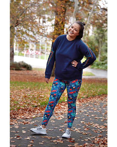 Frugi Cosmos Sports Leggings - Interstellar - Recycled Material Leggings
