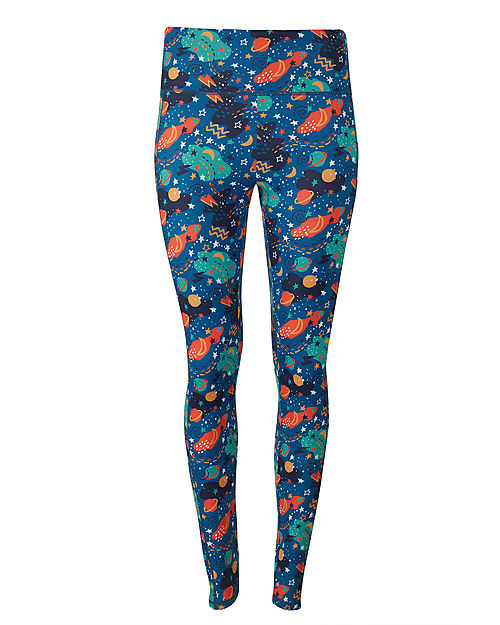 Frugi Cosmos Sports Leggings - Interstellar - Recycled Material Leggings
