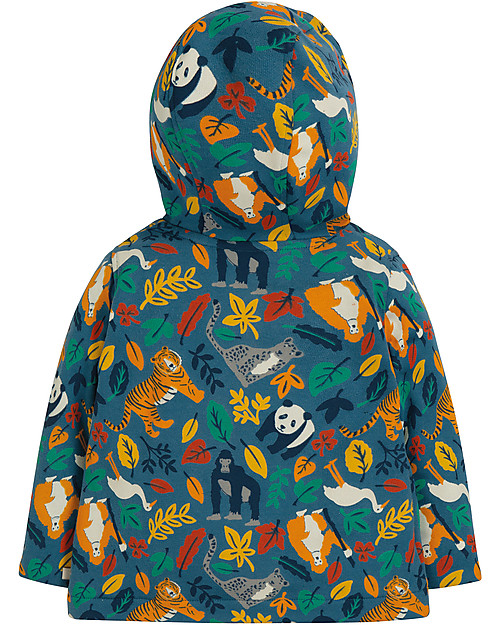 Frugi Cosy Button Up Jacket, Endangered Heroes - 100%  organic cotton Jackets