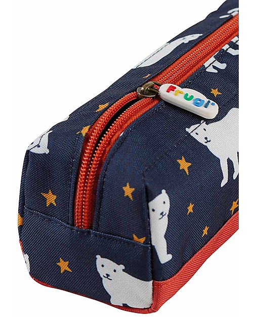 Frugi Crafty Pencil Case - Polar Bear - Made with Recycled Material! Pencil Cases