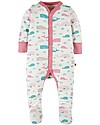 Frugi Darling Babygrow, Little Whale - 100% Organic cotton Babygrows