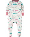 Frugi Darling Babygrow, Little Whale - 100% Organic cotton Babygrows