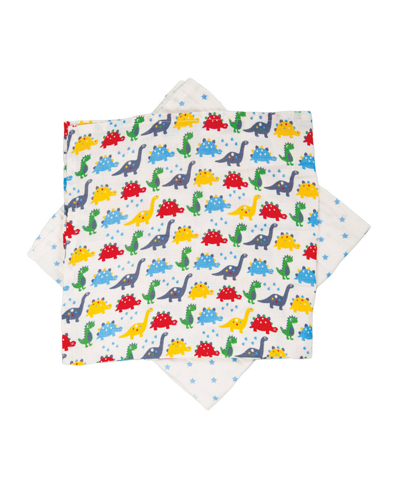 blue muslin squares