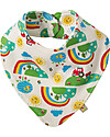 Frugi Dribble Bib, Happy Days - 100% organic cotton Waterproof Bibs