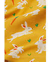 Frugi Dungaree Baby Gift Set - Bunnies - Bodysuit + Salopette + Hat + Drawstring Bag - 100% GOTS Organic Cotton Sets And Co-Ords