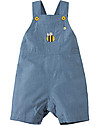 Frugi Durgan Dungaree, Chambray/Bee - 100% organic cotton Dungarees