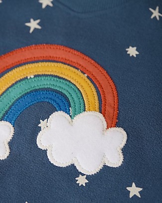 Frugi Easy-On Sweatshirt - Abisko Stars and Rainbow - Organic Cotton Sweatshirts