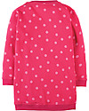 Frugi Eloise Jumper Dress, Raspberry/Pony - 100% organic cotton fleece Dresses_