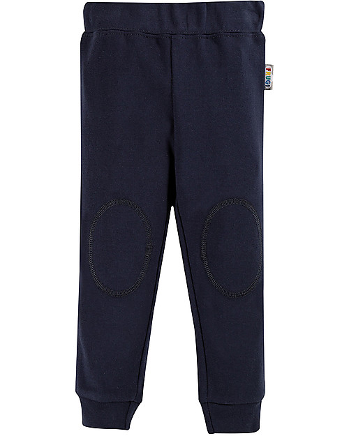 Frugi Everyday Cuffed Leggings - Indigo - Elasticated Organic Cotton Leggings