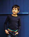 Frugi Everyday Long Sleeved Tee - Indigo - 100% Organic Cotton Long Sleeves Tops