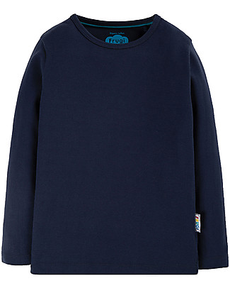 Frugi Everyday long sleeved tee - indigo Long Sleeves Tops