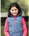 Frugi Explorer Reversible Padded Gilet, Owl Forest - Recycled polyester Cardigans