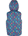 Frugi Explorer Reversible Padded Gilet, Owl Forest - Recycled polyester Cardigans