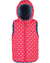 Frugi Explorer Reversible Padded Gilet, Owl Forest - Recycled polyester Cardigans