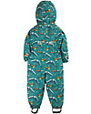 Frugi Explorer Waterproof All in One Suit with Fleece Lining (1-5 years) - Whale - Made with recycled plastic bottles! Snowsuits