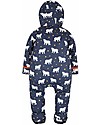 Frugi Explorer Waterproof All in One Suit with Fleece Lining - Polar Bear - Eco-friendly! Snowsuits