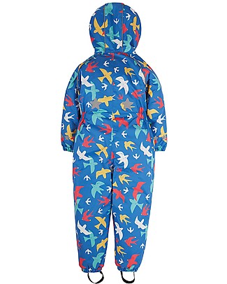 Frugi Explorer Waterproof All in One Suit with Fleece Lining - Rainbow Flight - Eco-friendly! Snowsuits