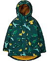 Frugi Explorer Waterproof Coat - Giant Dino Field - 100% Recycled Fibres Waterproof