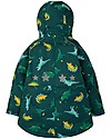 Frugi Explorer Waterproof Coat - Giant Dino Field - 100% Recycled Fibres Waterproof
