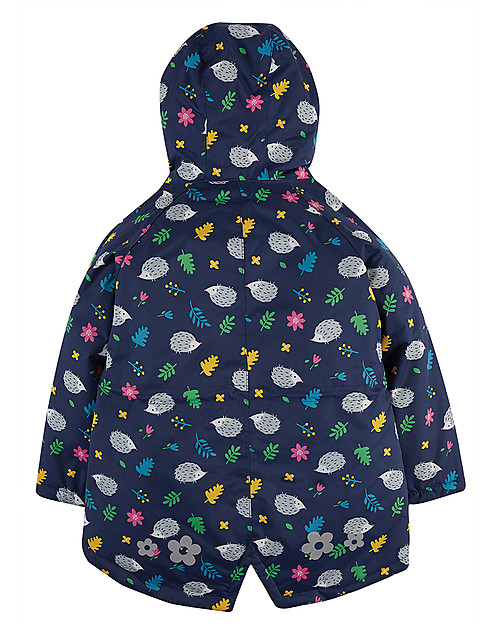 Frugi Explorer Waterproof Coat - Hedgehogs - 100% Recycled Material! Waterproof