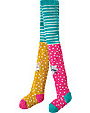 Frugi Fun Knee Tights, Hotchpotch/Character Knees - Organic cotton Tights