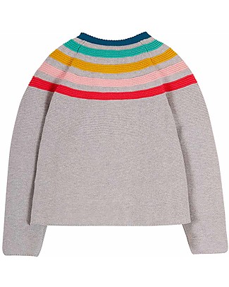 Frugi Gabbie Cardigan -Marl/Rainbow - Organic Cotton Cardigans