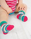 Frugi Grippy Baby Socks 2 Pack, Bunny Multipack - Ideal for first steps! Antislip Socks