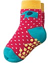 Frugi Grippy Baby Socks 2 Pack, Bunny Multipack - Ideal for first steps! Antislip Socks