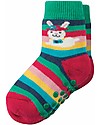 Frugi Grippy Baby Socks 2 Pack, Bunny Multipack - Ideal for first steps! Antislip Socks