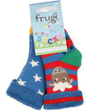 Frugi Grippy Socks 2 Pack - Sheep Multipack - Organic Cotton Antislip Socks