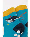 Frugi Grippy socks 2 Pack - Whale - Dino - Day at the Museum - Organic Cotton Antislip Socks