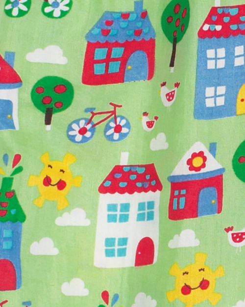 Frugi Happy Town Pull-up Pants - 100% Organic Cotton! Trousers