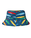Frugi Harbour Swim hat - Rainbow Crocs - Made with Recycled Polyester! Sunhats