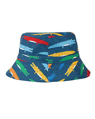 Frugi Harbour Swim hat - Rainbow Crocs - Made with Recycled Polyester! Sunhats