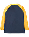 Frugi Harry Raglan Long Sleeves Top, Navy/Wheels - 100% Organic Cotton Long Sleeves Tops