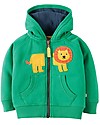 Frugi Hayle Hoody, Green/Lion - 100% organic cotton Sweatshirts